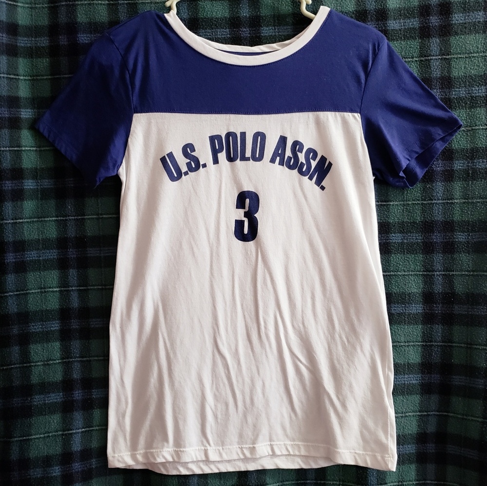 US POLO ASSN. COLOR CONTRAST SHORT SLEEVE TEE